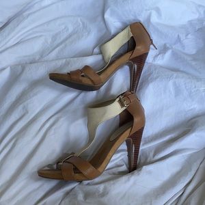 Nine West two-toned Heels